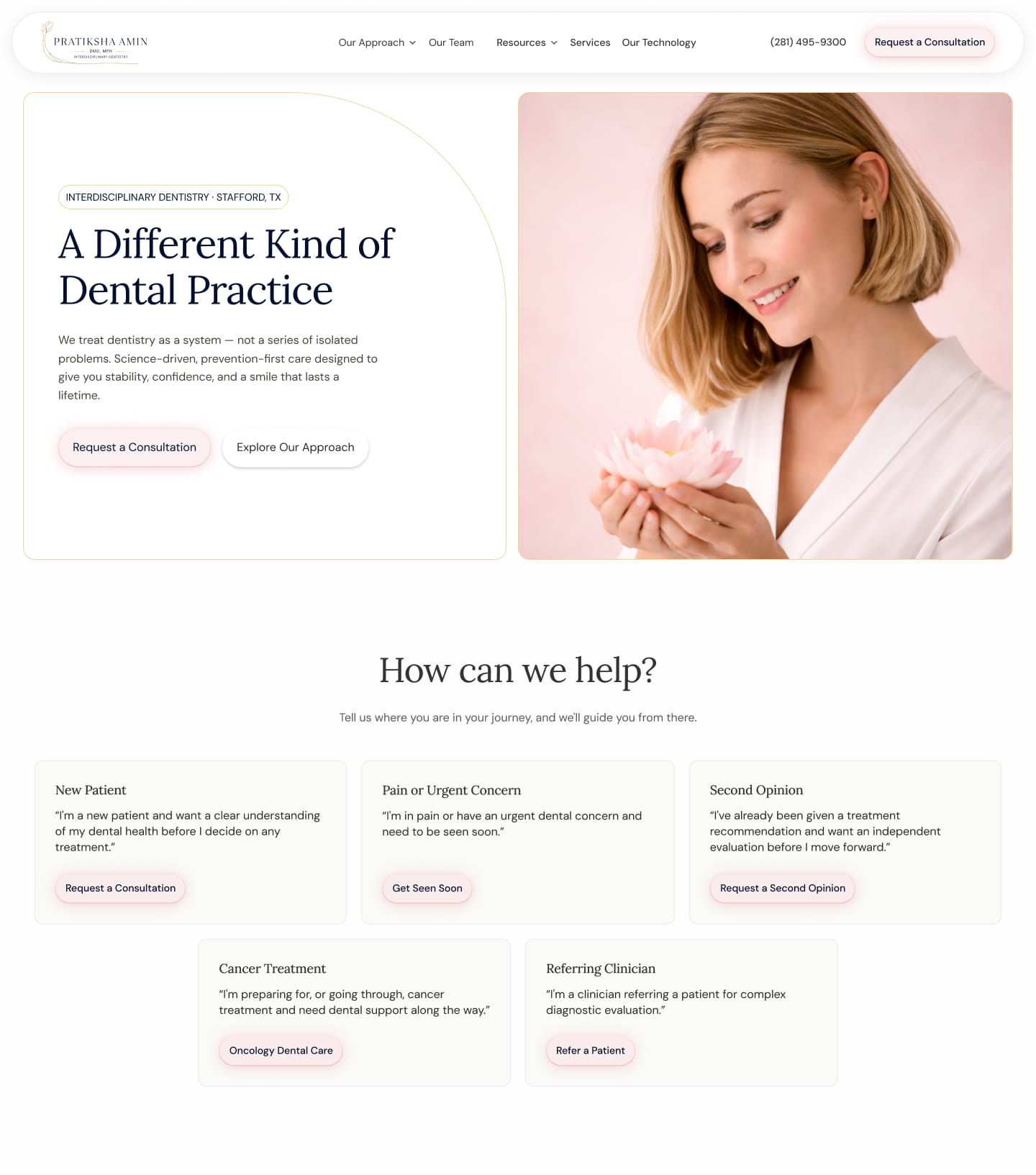 Pratiksha Amin DMD website
