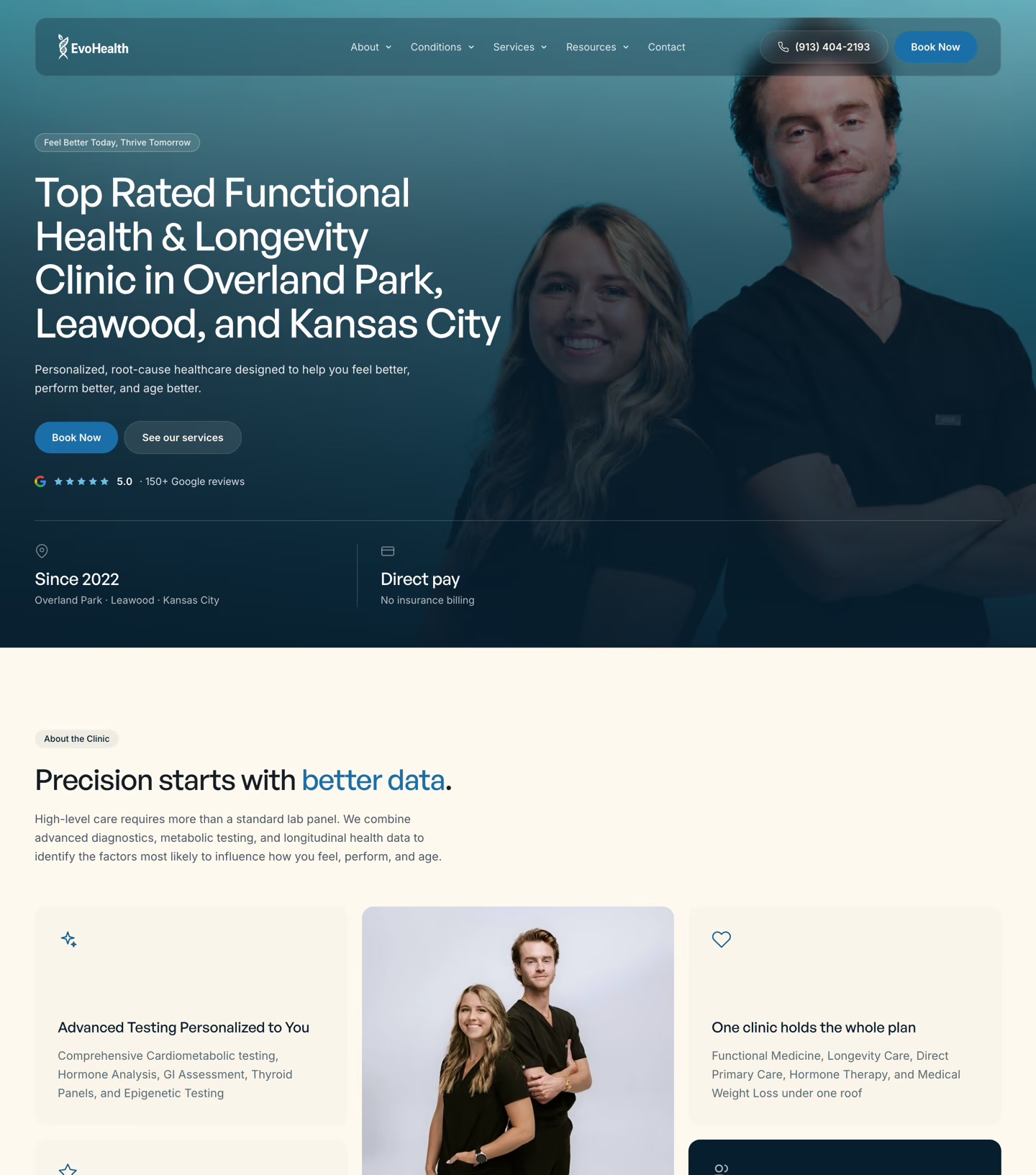 EvoHealth website
